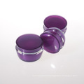 30g Double Wall Acrylic Jar Purple Jar Plastic Jar